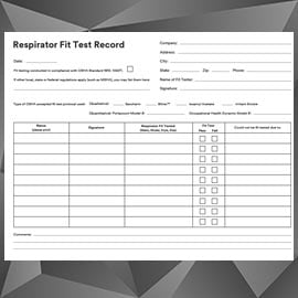 Fit Test Record