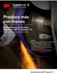 Miniatura del archivo PDF del folleto de la nueva banda de tela 3M Cubitron™ 3.