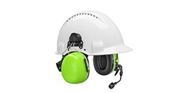 Auricular integrado en casco de seguridad para comunicaciones protectoras 3M Peltor
