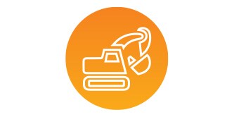 icon of a backhoe
