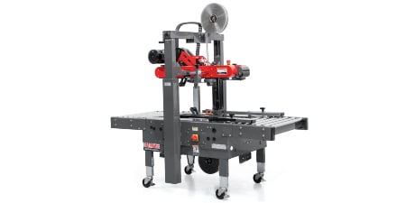 Imagen de la 3M-Matic™ Case Sealer 7000a, que se puede ajustar manualmente para sellar diferentes tamaños de cajas.
