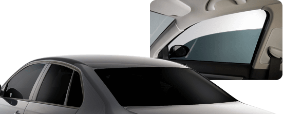 Ventana automotriz con película de Ventana 3M Color Stable 5