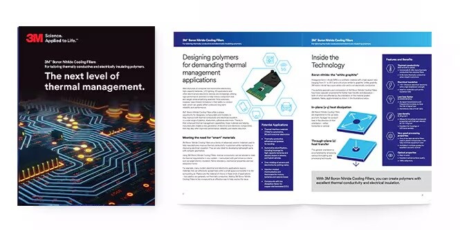 Catálogo de Productos de Aditivos de Nitruro de Boro grado Cooling Filler 3M™.
